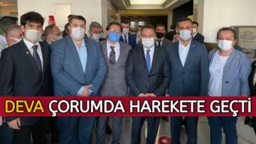 KIRŞEHİR DEVA PARTİ TEŞKİLATI ÇORUM KONGRESİNE KATILDI