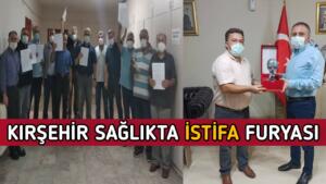 Kırşehir sağlık çalışanları sendikalardan toplu bir şekilde istifa etmeye başladı.