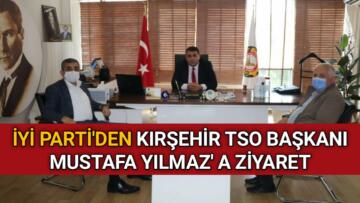 İYİ PARTİ’DEN TSO BAŞKANI MUSTAFA YILMAZ’A ZİYARET