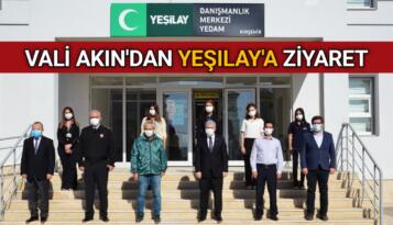 KIRŞEHİR VALİSİ İBRAHİM AKIN’ DAN YEŞILAY’A ZİYARET