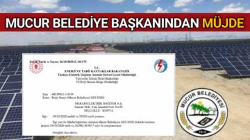 MUCUR BELEDİYE BAŞKANI MÜJDEYİ VERDİ