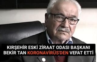 ESKİ ZİRAAT ODASI BAŞKANI KORONAVİRÜS’DEN VEFAT ETTİ
