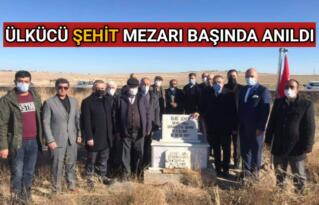 ÜLKÜCÜ ŞEHİT DUALARLA ANILDI