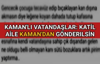 KAMAN’DA GENÇLERİ KATLEDEN AİLEYE TEPKİLER ARTIYOR