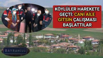 KÖYLÜLER’DEN CANİ AİLE GİTSİN DİLEKÇESİ