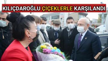 KILIÇDAROĞLU KIRŞEHİR’DE ÇİÇEKLERLE KARŞILANDI