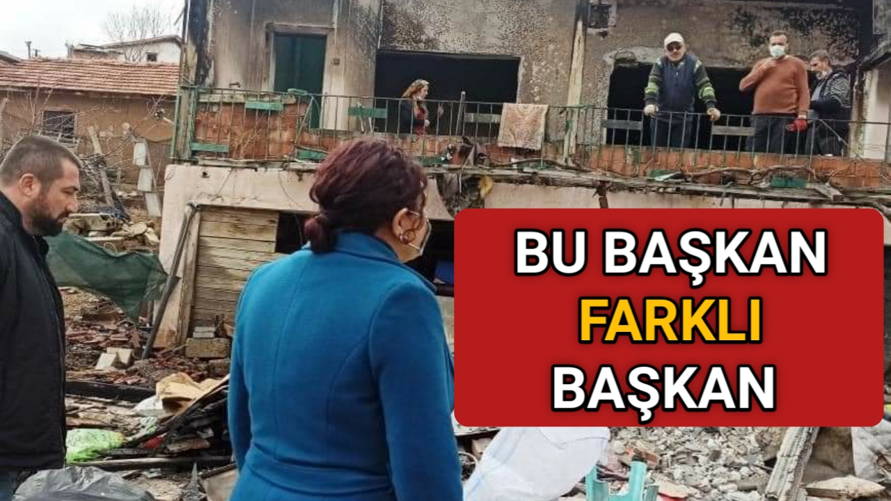 AK PARTİ’NİN YENİ İL BAŞKANI ÜNSAL YANGIN YERİNDE