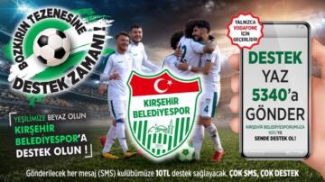 KIRŞEHİR BELEDİYESPOR’DAN SMS YARDIM KAMPANYASI