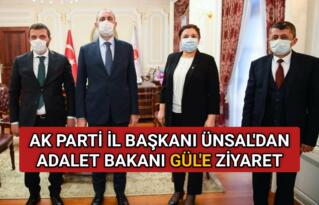 AK PARTİ İL BAŞKANI ÜNSAL’DAN ADALETİN BAŞINA ZİYARET