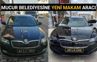 KIRŞEHİR’İN MUCUR İLÇE BELEDİYESİNE YENİ MAKAM ARACI