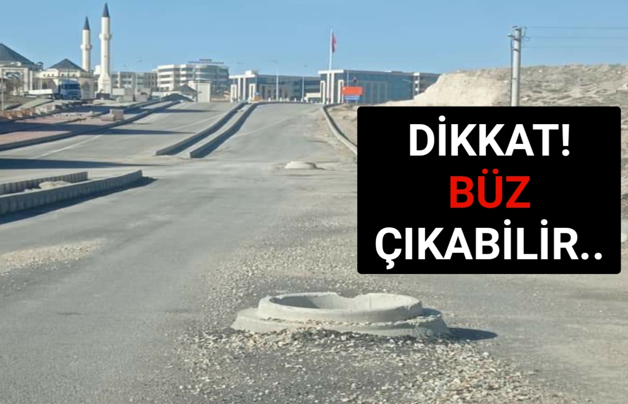 KIRŞEHİR TOKİ YOLU TEHLİKELERE DAVETİYE ÇIKARTIYOR