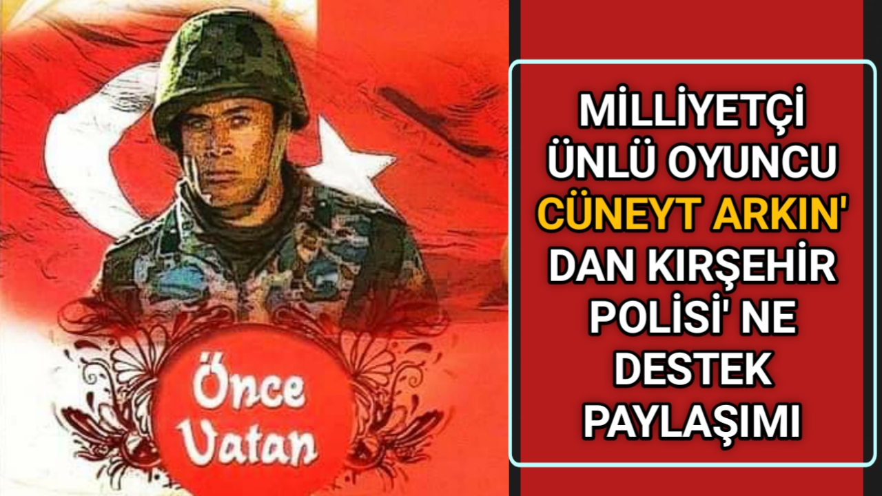 KIRŞEHİR POLİSİNE KOMSER KEMAL’ DEN DESTEK PAYLAŞIMI