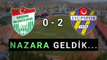 KIRŞEHİR BELEDİYESPOR LİDERE TALİHSİZ GOLLERLE KAYBETTİ