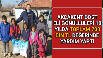 AKÇAKENT DOST ELİ GÖNÜLLÜLERİ YARDIMDA BULUŞTURUYOR