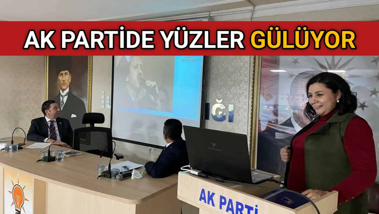 KIRŞEHİR AK PARTİ’DE YÜZLER GÜLÜYOR