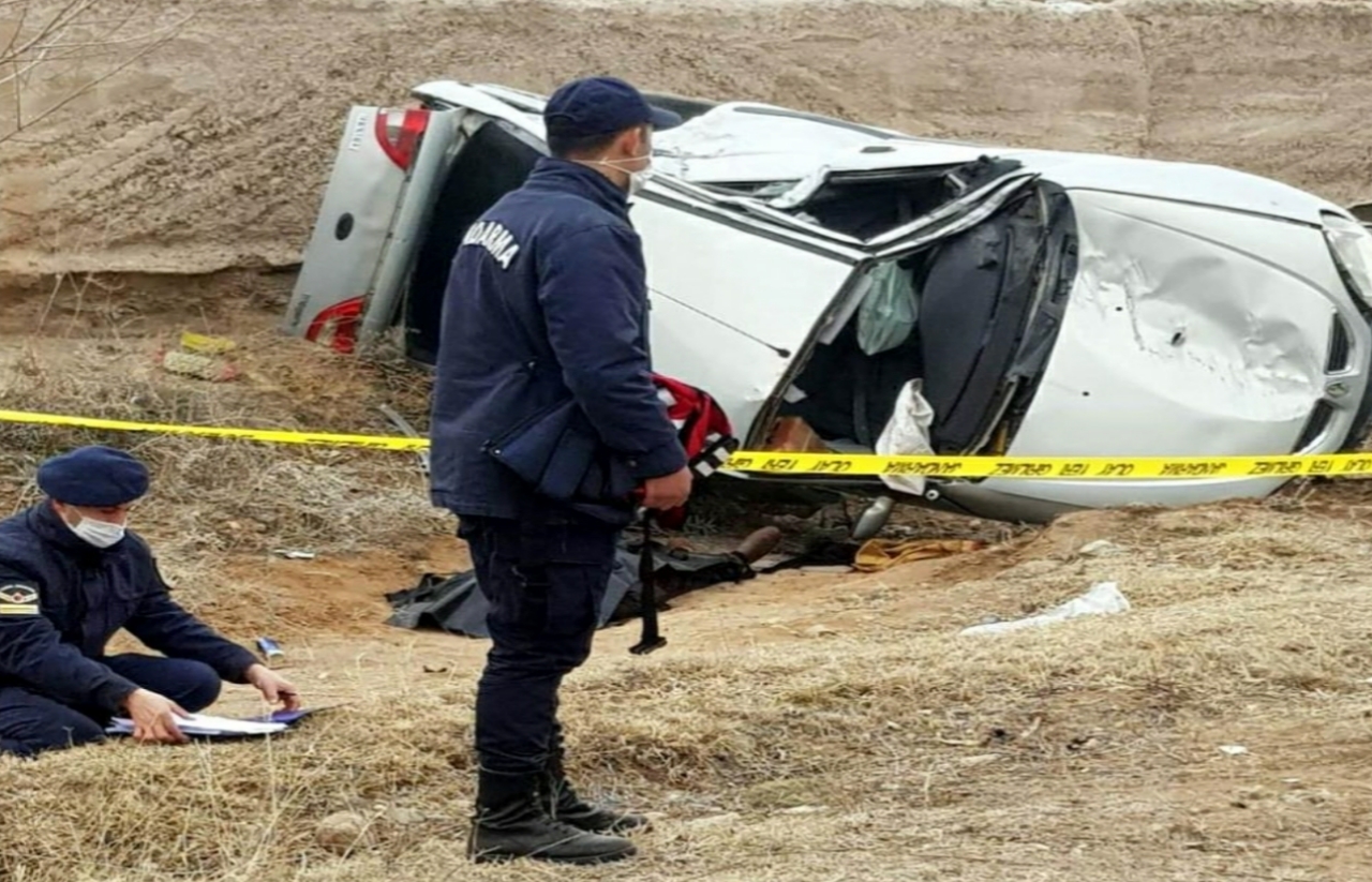 KIRŞEHİR’DE TRAFİK KAZASI 1 ÖLÜ 1 YARALI
