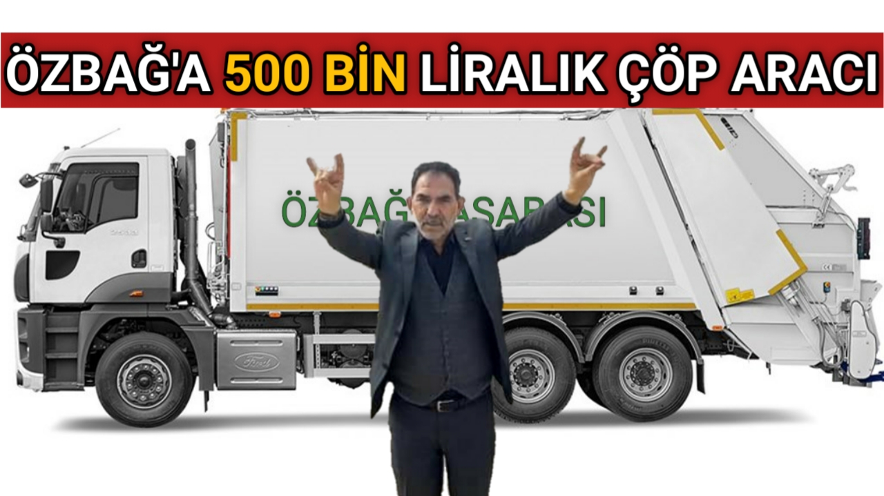 Çevre Şehircilik Bakanlığı, Kırşehir’ in Özbağ Kasabası Belediyesine 500 bin