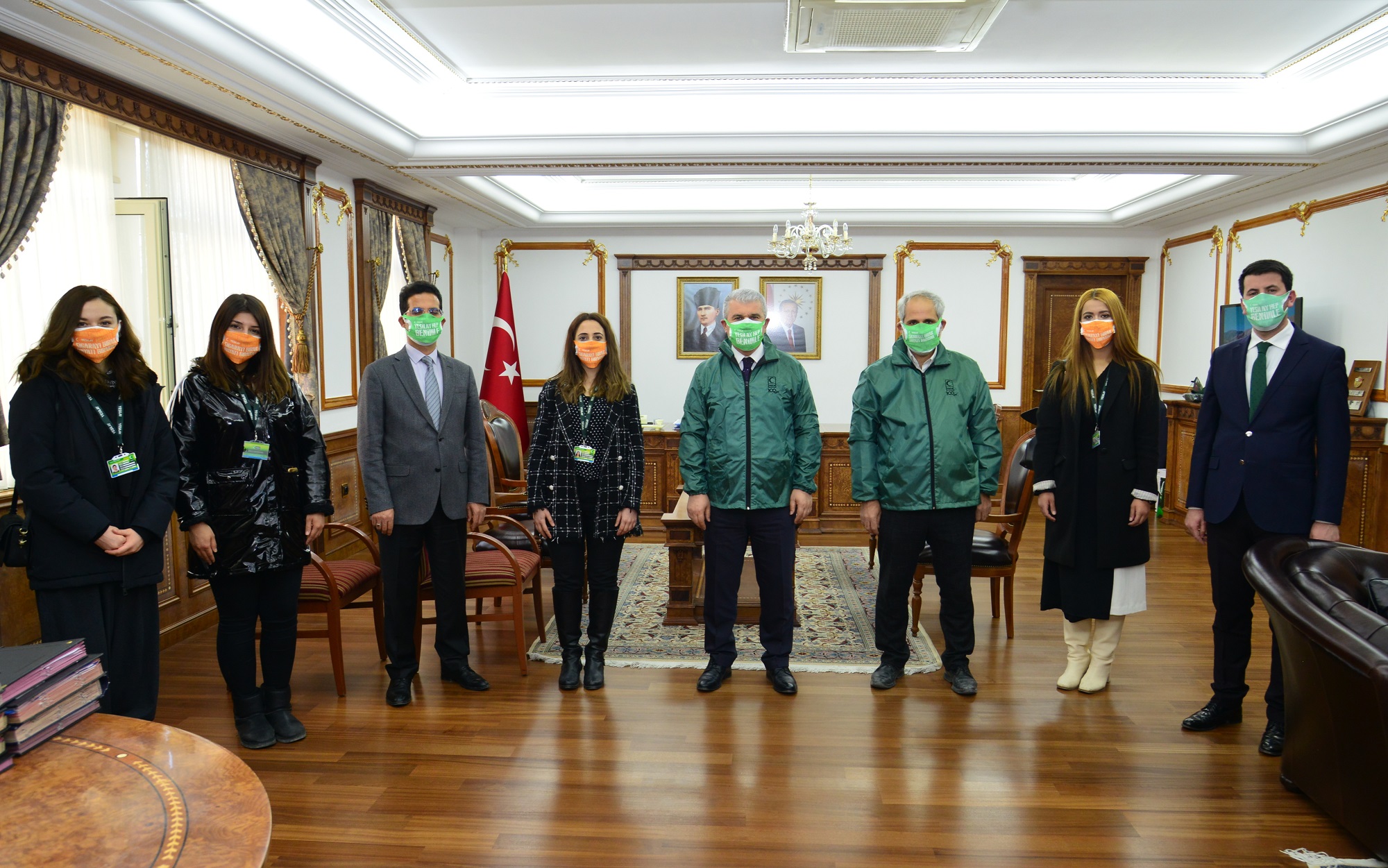 YEŞİLAY HAFTASI NEDENİYLE VALİ AKIN’A ZİYARET