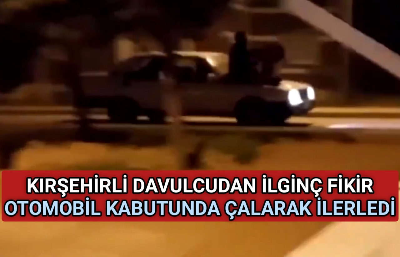 OTOMOBİL KABUTU ÜZERİNDE RAMAZAN DAVULCUSU