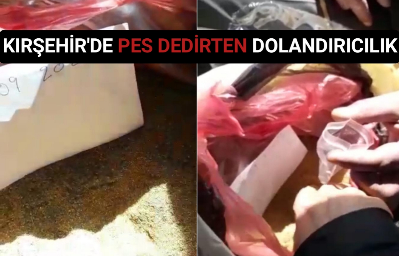 Pirinç tozunu toz altın olarak satmaya çalışan 3 kişi yakalandı.