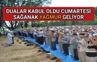 CUMARTESİ SAĞANAK YAĞMUR GELİYOR