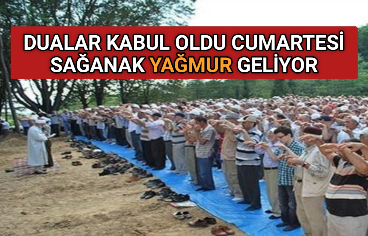 CUMARTESİ SAĞANAK YAĞMUR GELİYOR