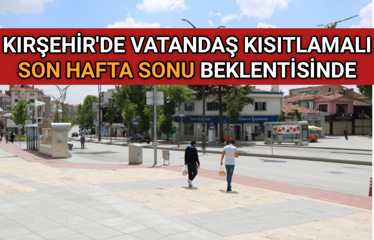 Koronavirüs tedbirleri kapsamında uygulanan hafta sonu kısıtlamalarında Kırşehir’de esnaf ve