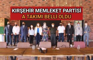 MEMLEKET PARTİSİ KIRŞEHİR İL BAŞKANLIĞI RESMEN KURULDU