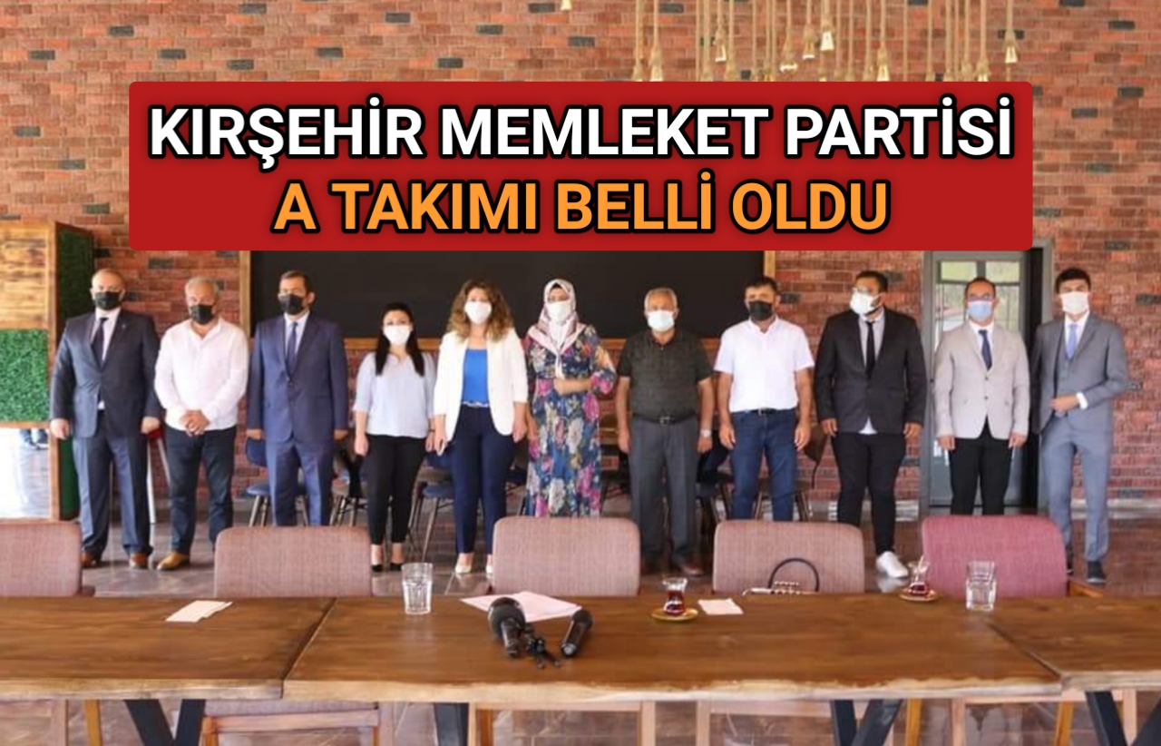 MEMLEKET PARTİSİ KIRŞEHİR İL BAŞKANLIĞI RESMEN KURULDU