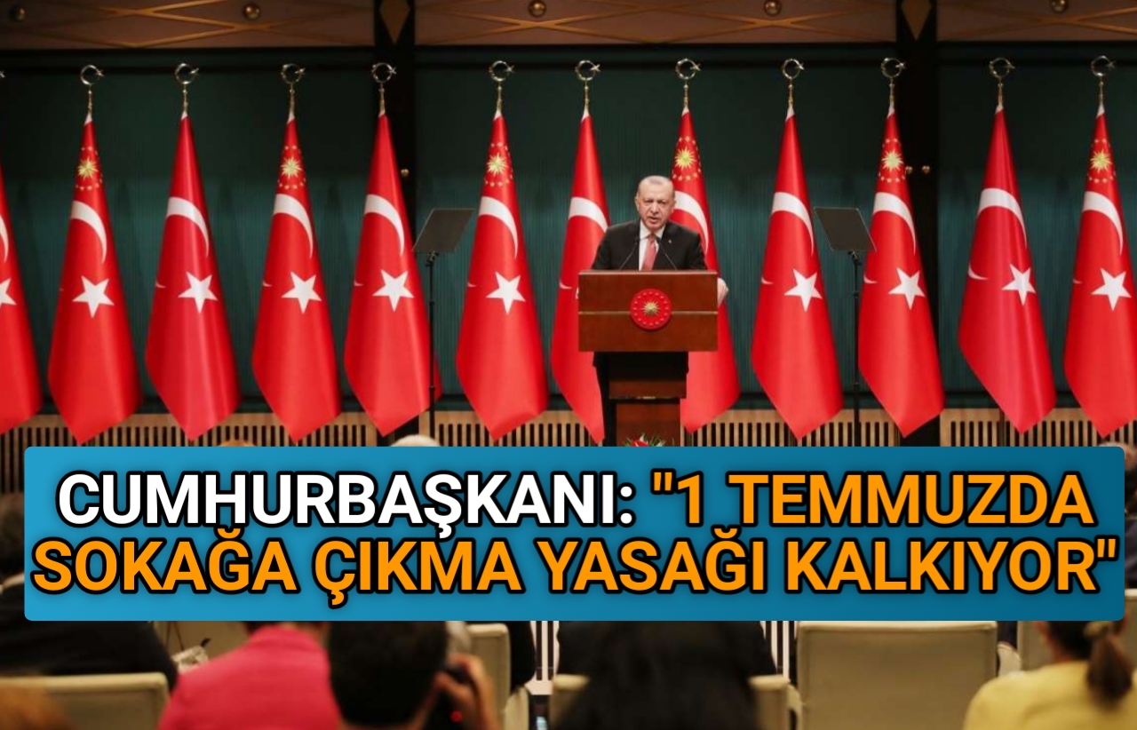 Kabine toplantısının ardından açıklama yapan Cumhurbaşkanı Erdoğan, corona virüsü kısıtlamalarıyla