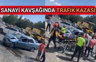 ESKİ TERMİNAL KAVŞAĞINDA TRAFİK KAZASI