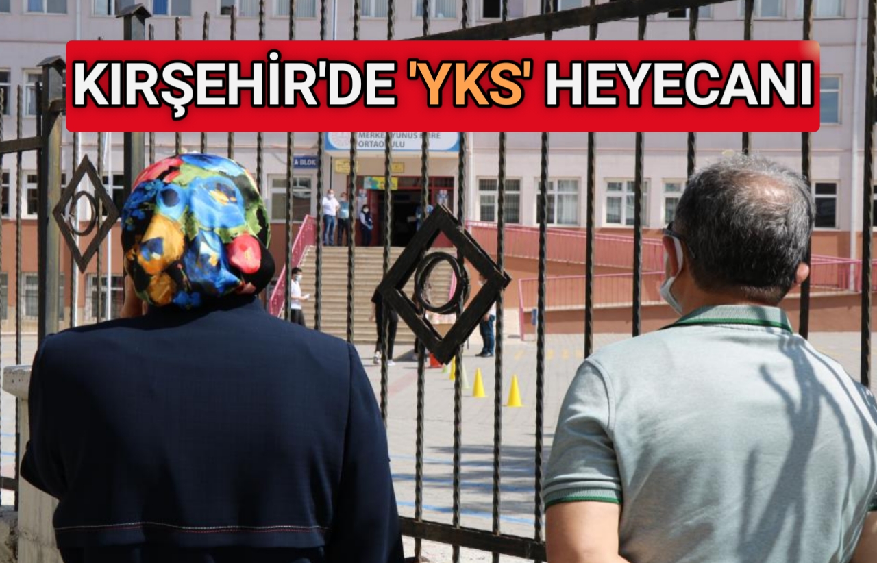 Kırşehir’de öğrenciler, Yükseköğretim Kurumları Sınavı (YKS) heyecanı yaşadı. Kırşehir’de YKS’de