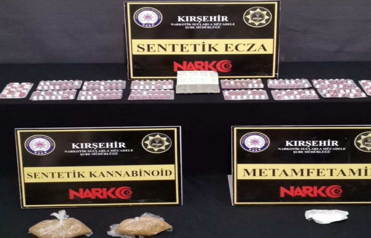 KIRŞEHİR’DE 2 FARKLI UYUŞTURUCU OPERASYONU: 3 TUTUKLAMA