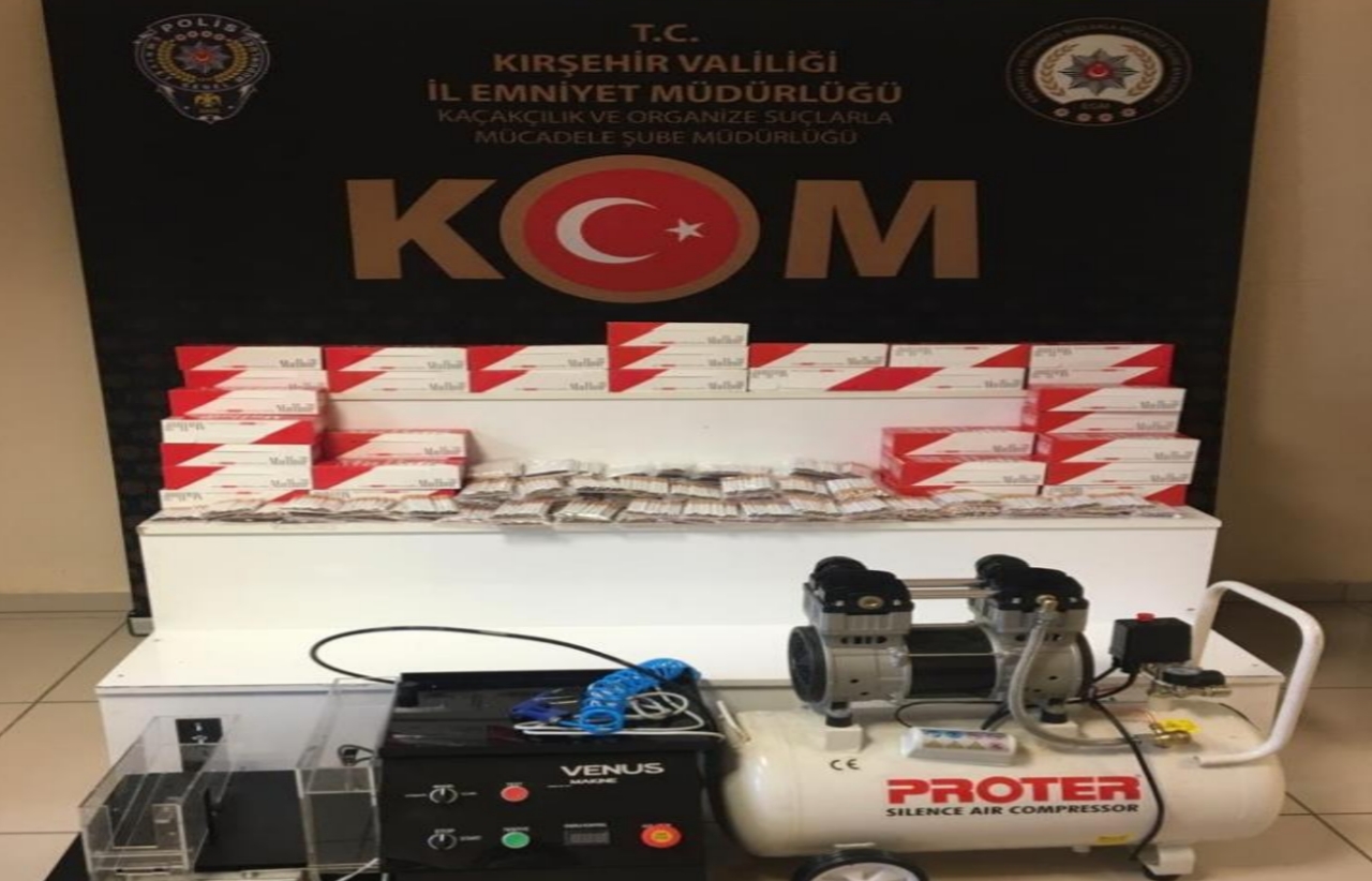 KIRŞEHİR’DE KAÇAK SİGARA OPERASYONU