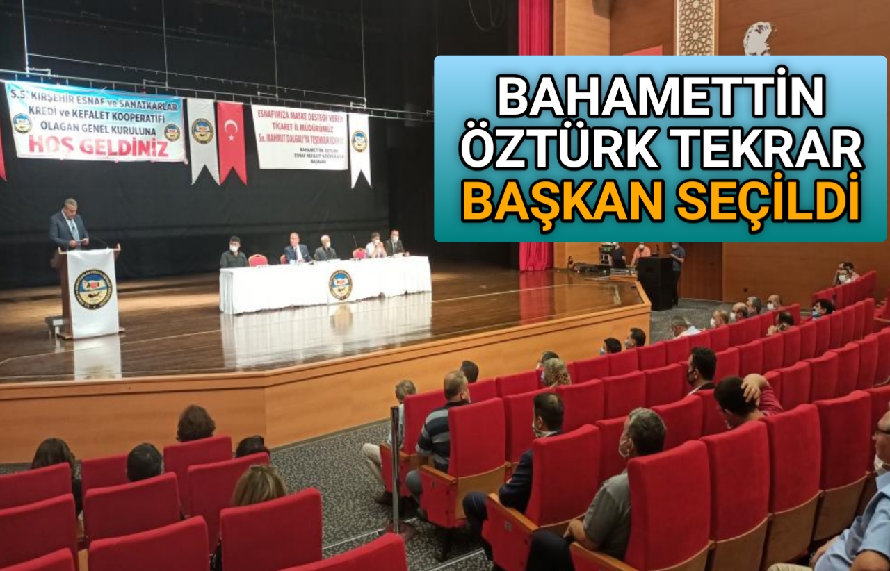 ESOB BAŞKANI BAHAMETTİN ÖZTÜRK GÜVEN TAZELEDİ