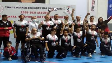 OTURARAK VOLEYBOL OYNAYAN GAZİLER SÜPER LİGDE