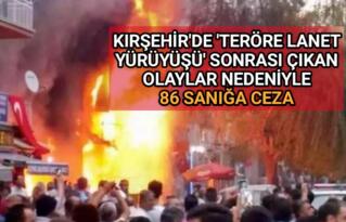 KIRŞEHİR’DE 8 EYLÜL OLAYLARI NEDENİYLE 86 SANIĞA CEZA