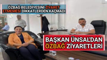 AK PARTİ İL BAŞKANI ÜNSAL’DAN ÖZBAĞ ZİYARETİ