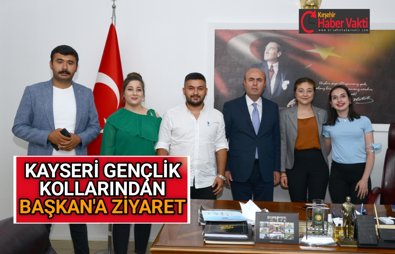 CHP GENÇLİK KOLLARINDAN BAŞKAN EKİCİOĞLU’NA ZİYARET