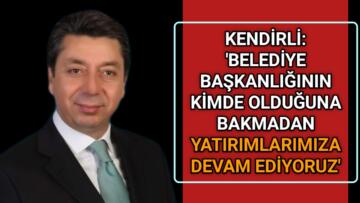 MİLLETVEKİLİ KENDİRLİ’DEN ‘SU ARITMA TESİSİ’ MÜJDESİ
