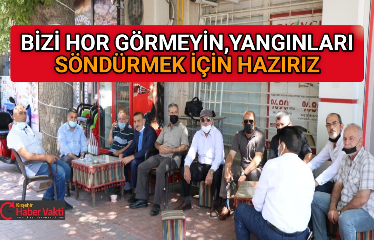 TÜRKMEN’LER YANGIN BÖLGESİNE GİTMEK İSTİYOR