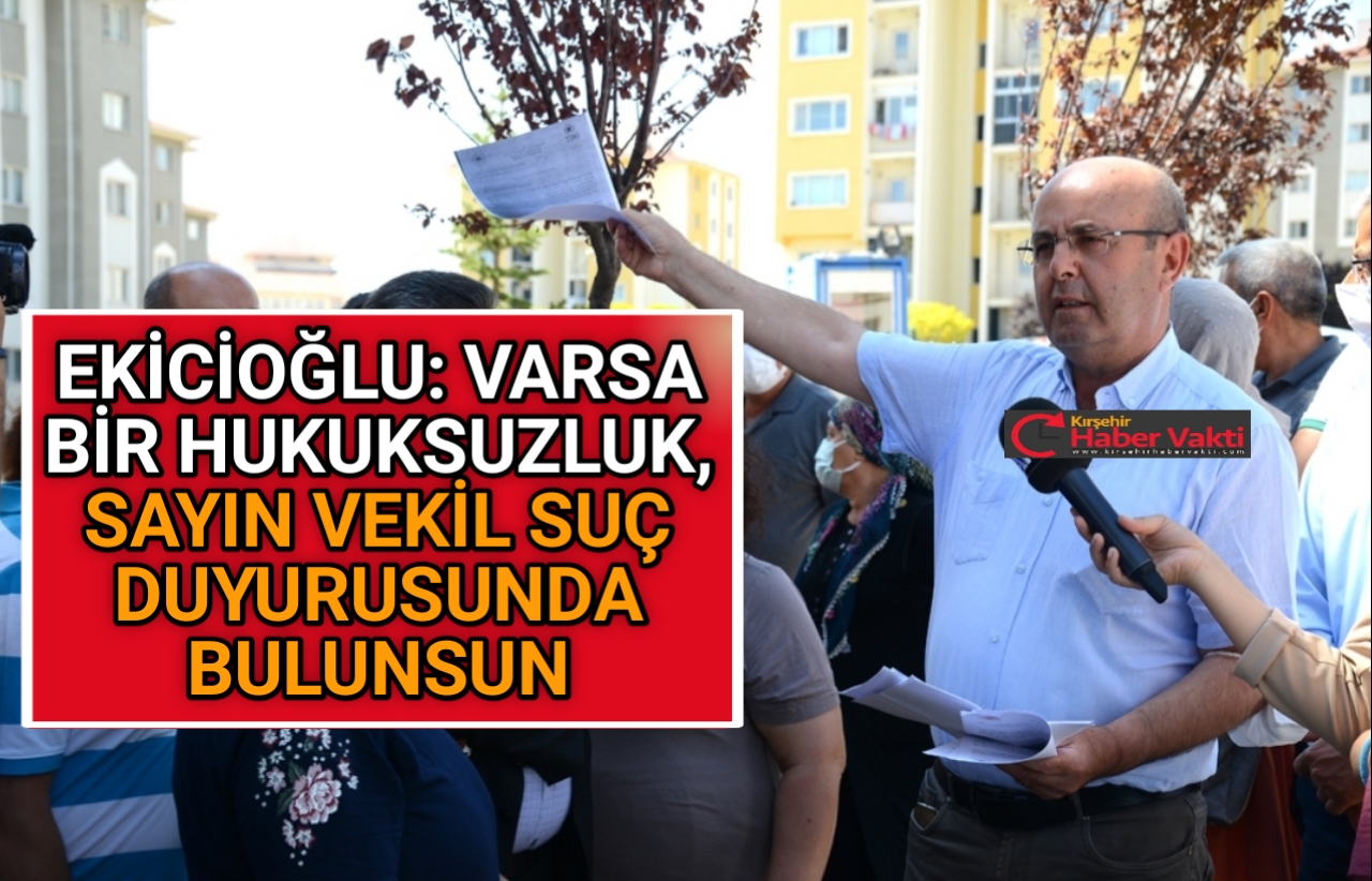 BAŞKAN EKİCİOĞLU KENDİRLİ’YE TOKİ’DEN YANIT VERDİ