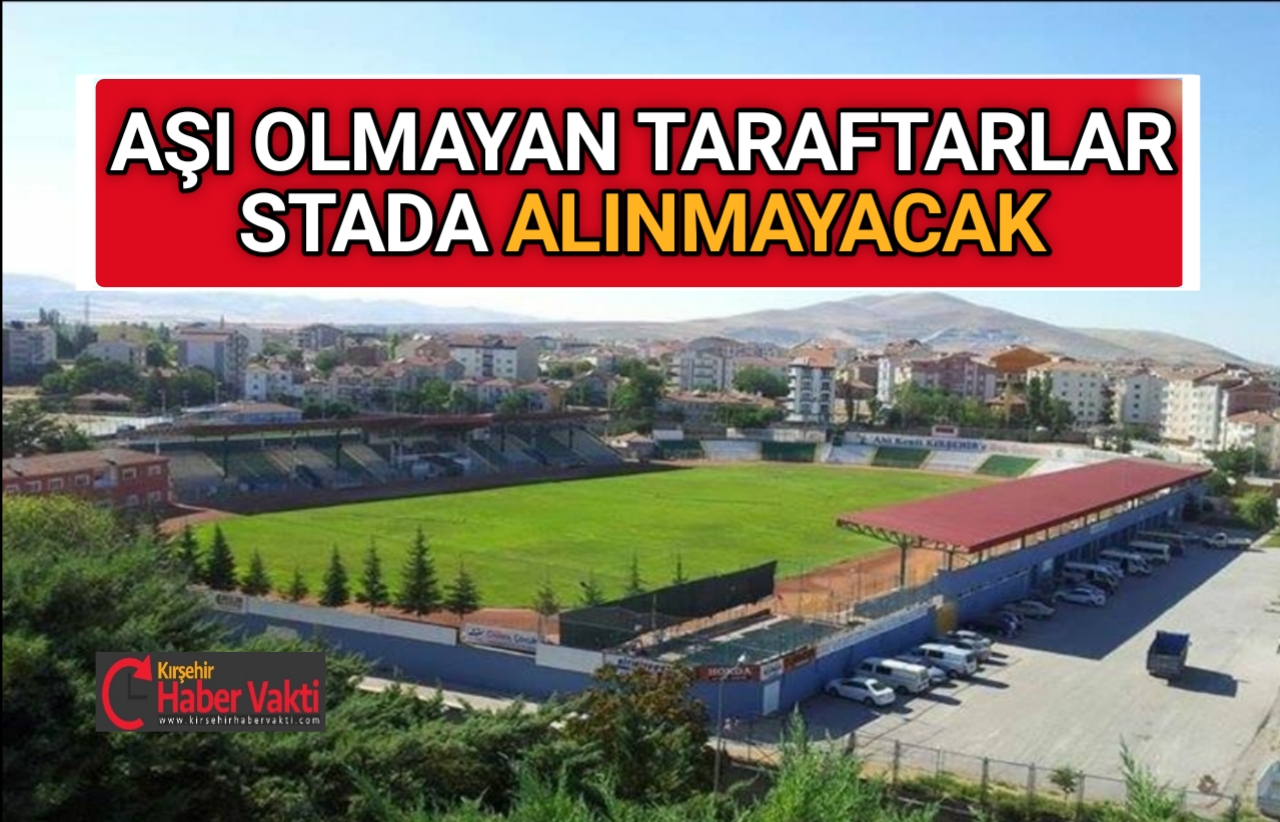 TFF, aşı olmayan seyircilerin statlara alınmaması kararını aldı. TFF, aşı