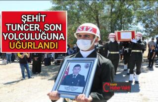 ŞEHİT TUNCER,KIRŞEHİR’DE SON YOLCULUĞUNA UĞURLANDI