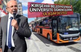 BELEDİYE’DEN ÜNİVERSİTE ÖĞRENCİLERİNE ULAŞIM DESTEĞİ