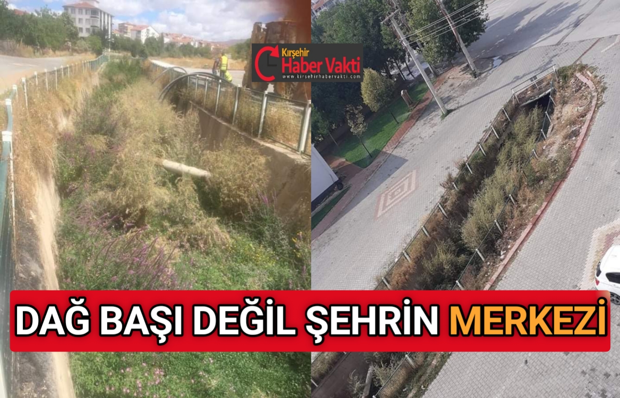 Kırşehir’ in merkezinden geçen su kanalı tehlike saçıyor. Kırşehir’ de