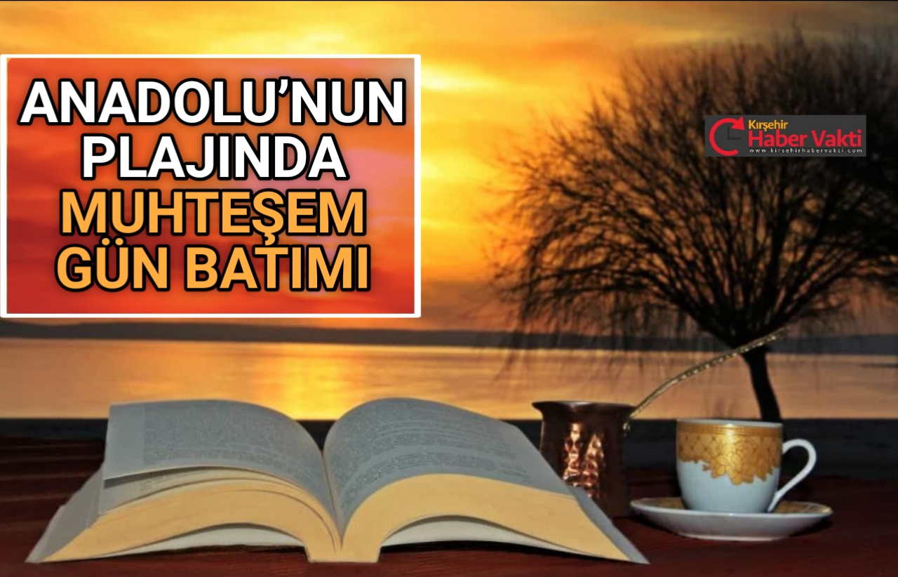 ANADOLU’NUN PLAJINDA MUHTEŞEM GÜN BATIMI