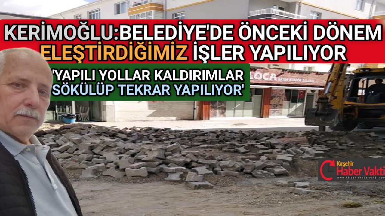 İYİ PARTİ ESKİ İL BASKAN VEKİLİ’NDEN BELEDİYE’YE ELEŞTİRİ