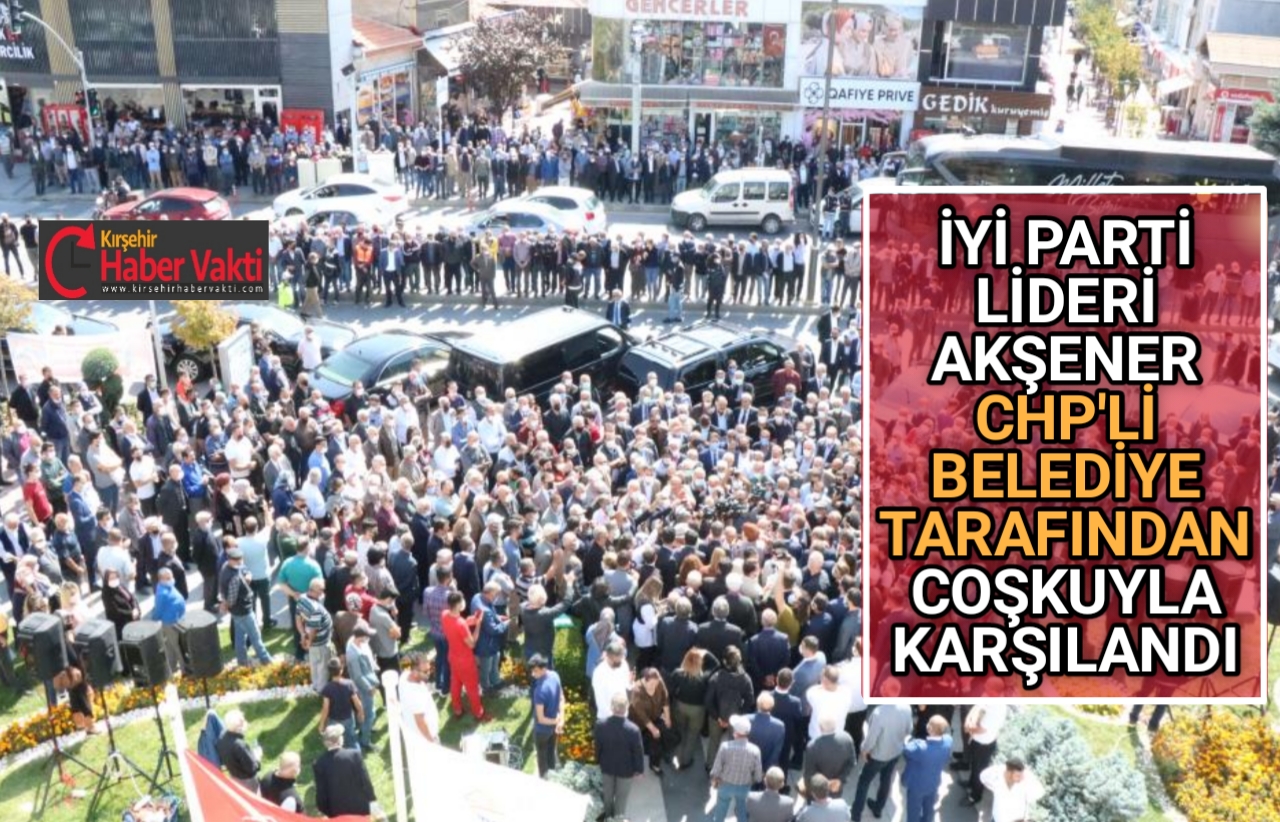 Kırşehir’de esnafları gezen İYİ Parti Genel Başkanı Meral Akşener, esnafı