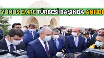 YUNUS EMRE TÜRBESİ BAŞINDA ANILDI